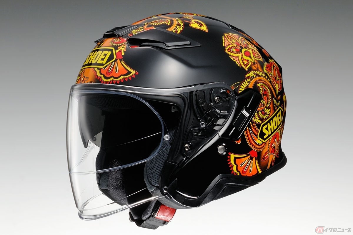 SHOEI「J-Cruise II CURIOUS(キュリアス)」TC-10(BLACK/ORANGE)