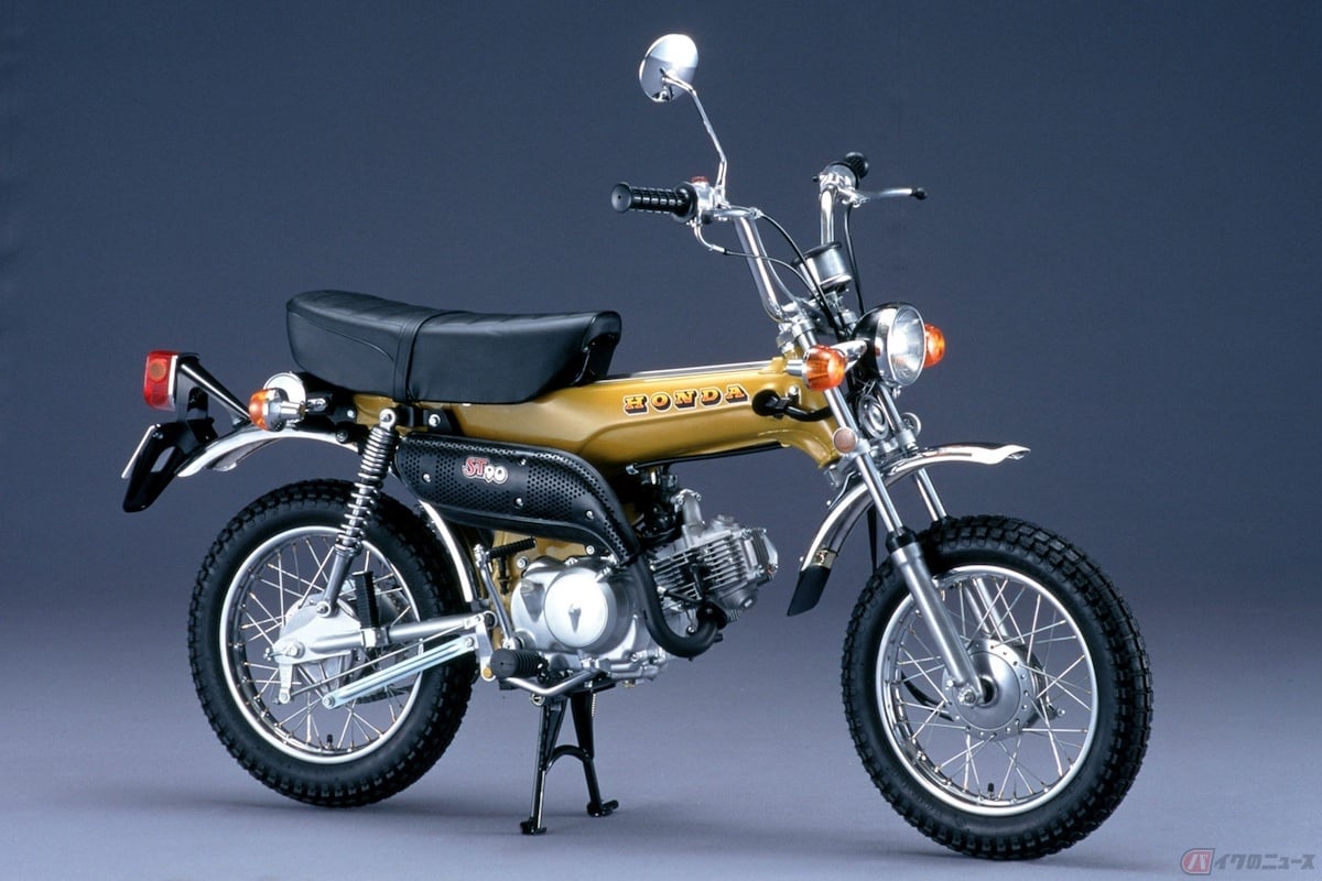 1972年にオフロード仕様の「マイティーダックスST90」