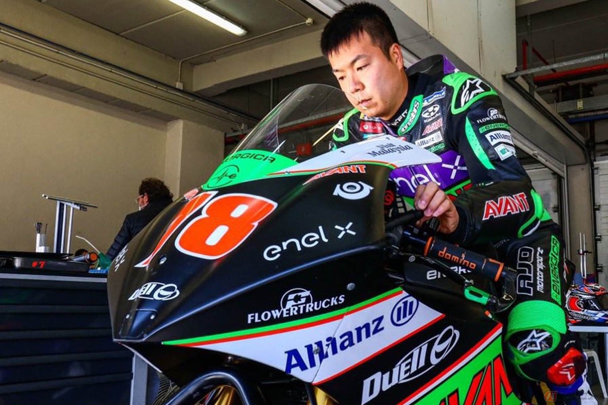 今季初のMotoEオフィシャルテストに挑む大久保光選手