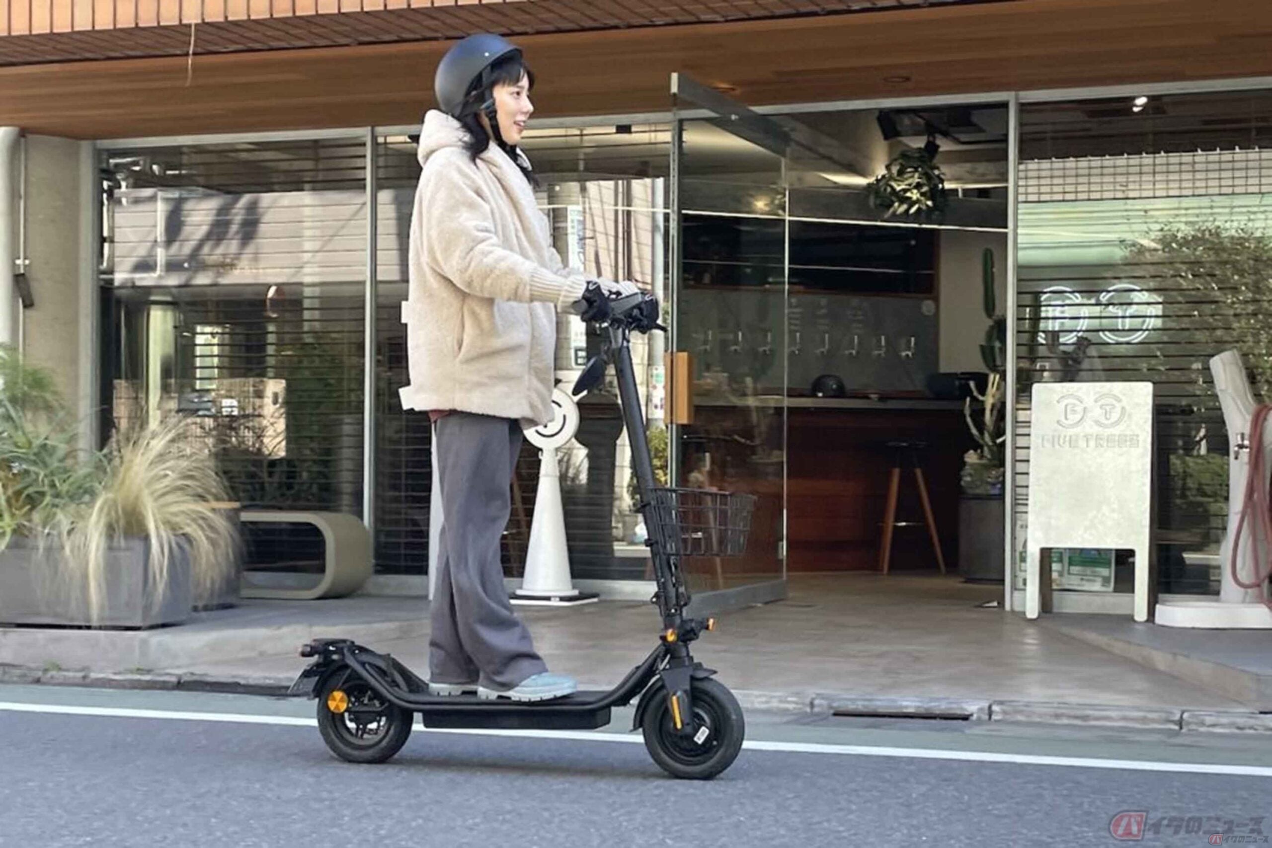 電動キックボードの走行イメージ