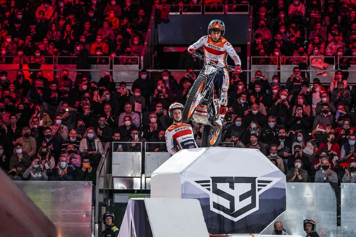 Xトライアル第3戦で2位に入ったRepsol Honda Teamのガブリエル・マルセリ選手