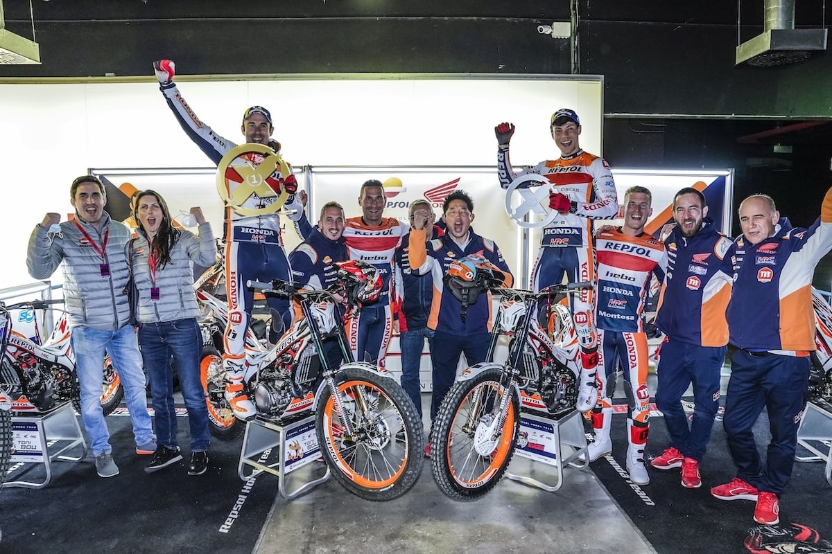 ワンツーフィニッシュを飾ったRepsol Honda Team