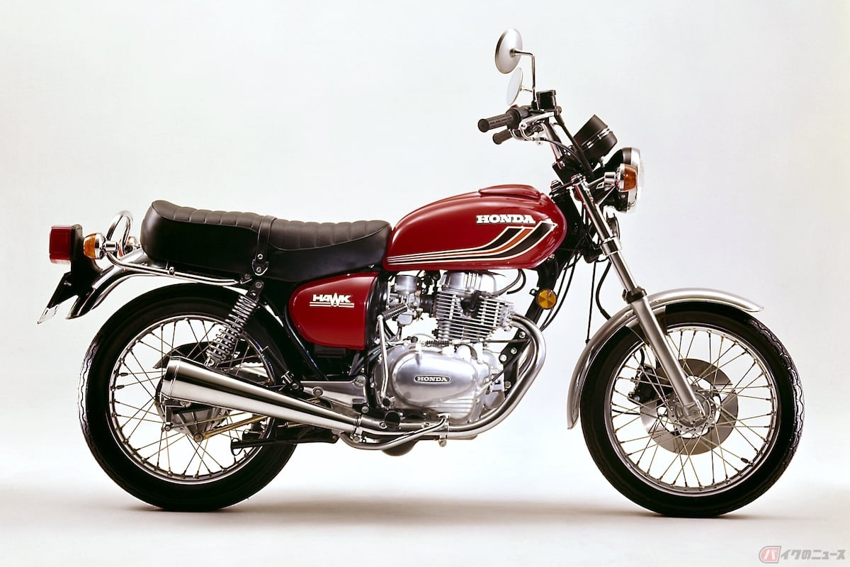 超ショートストロークエンジンを搭載したホンダ「HAWK CB250T(1977)」