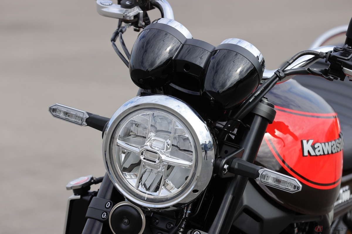 カワサキの先進テクノロジーを多数採用している「Z900RS」