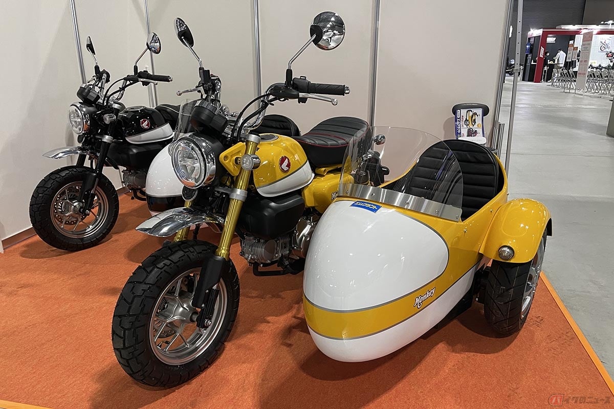 エムクラフトが製作する「モンキー125」サイドカー