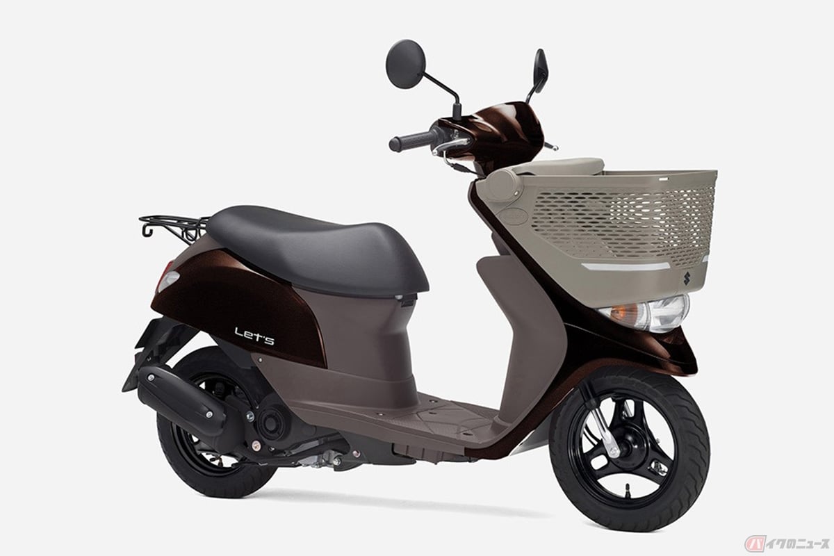 スズキの原付スクーター「レッツバスケット」
