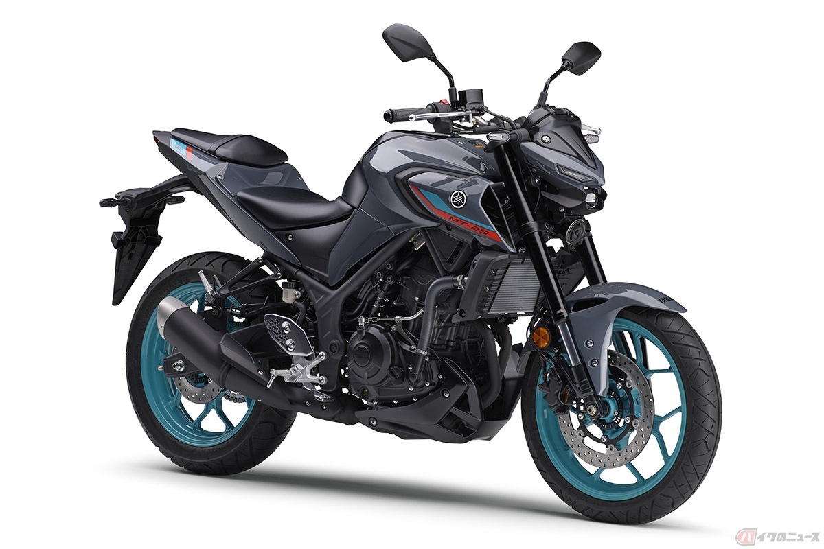 ヤマハ「MT-25 ABS」2022年モデル発売 クイックシフターを「MT-25