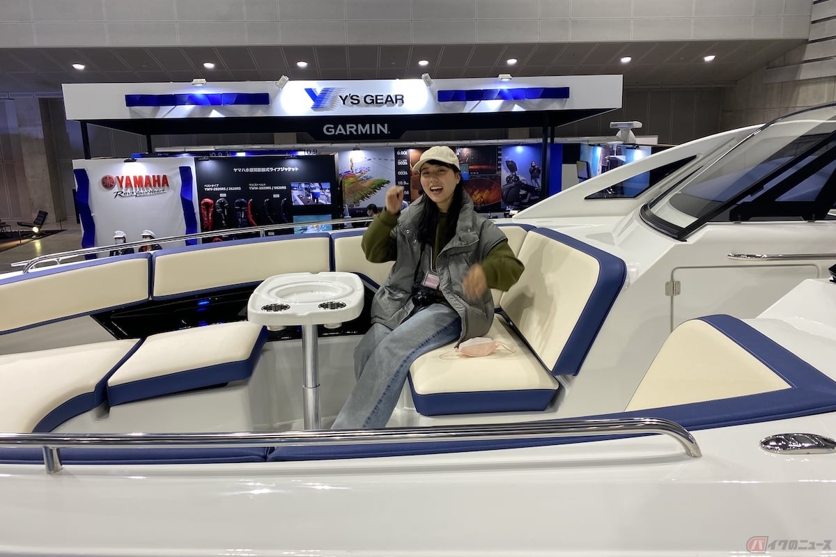 バウデッキも開放的で海の上でも楽しそう