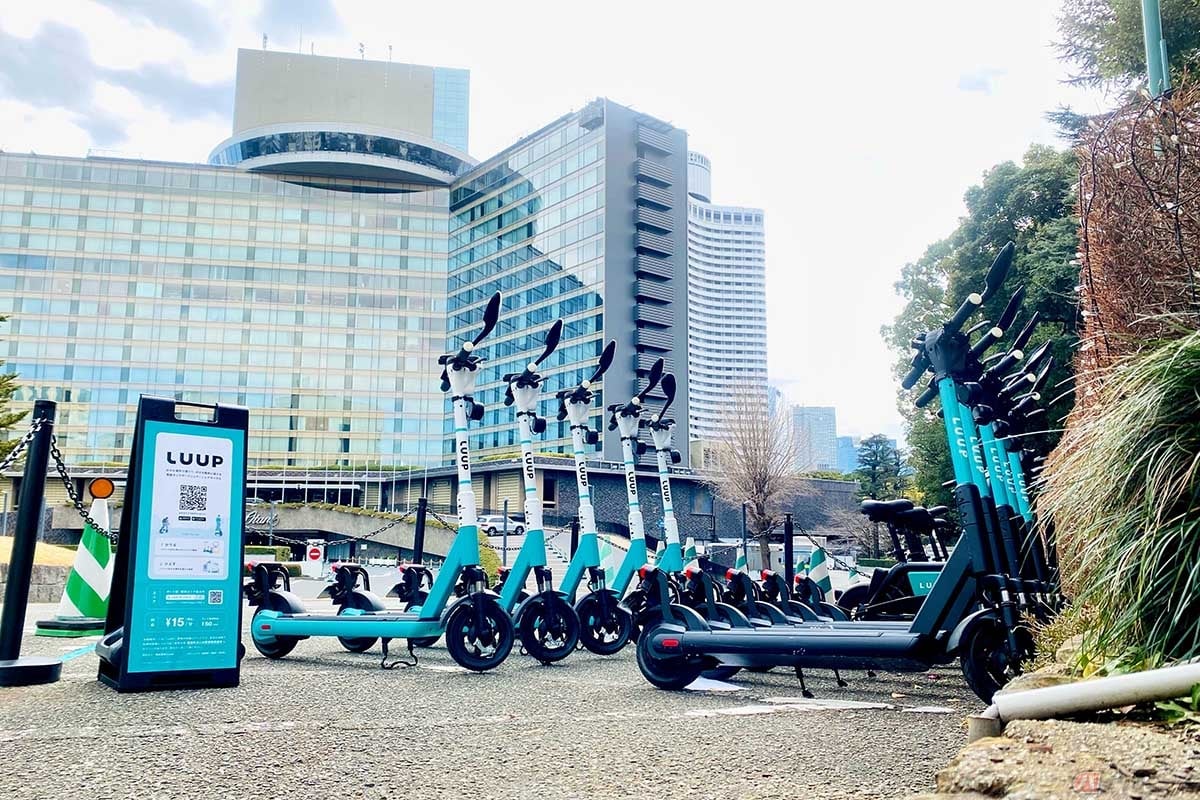 都内を中心に様々な場所で運用されているLUUP
