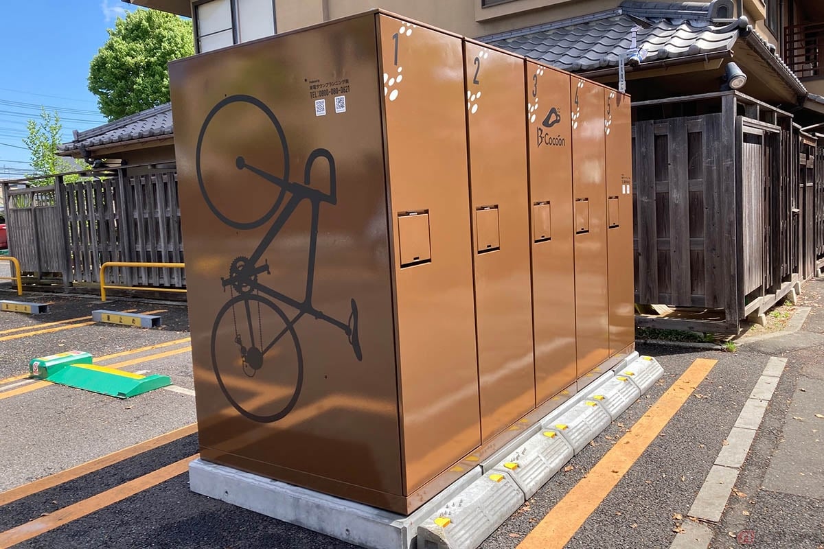自転車専用駐輪ロッカー「B-Cocoon(ビーコクーン)」