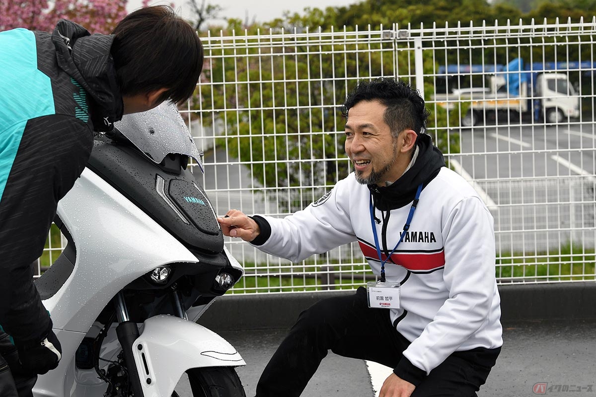 ヤマハ「E01」のチーフデザイナー、前園哲平さん（ヤマハ発動機クリエイティブ本部プロダクトデザイン部）