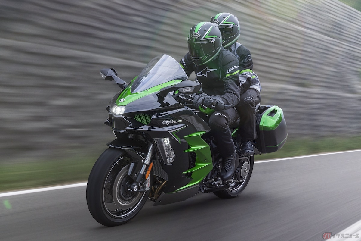 国産のモーターサイクルとして初のARASを採用したカワサキの「ニンジャ H2 SX」