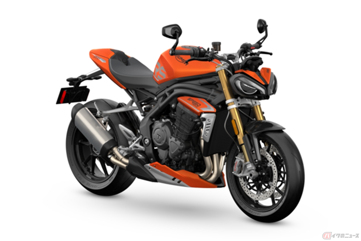 トライアンフ「スピードトリプル1200RS」(マットバハオレンジ)