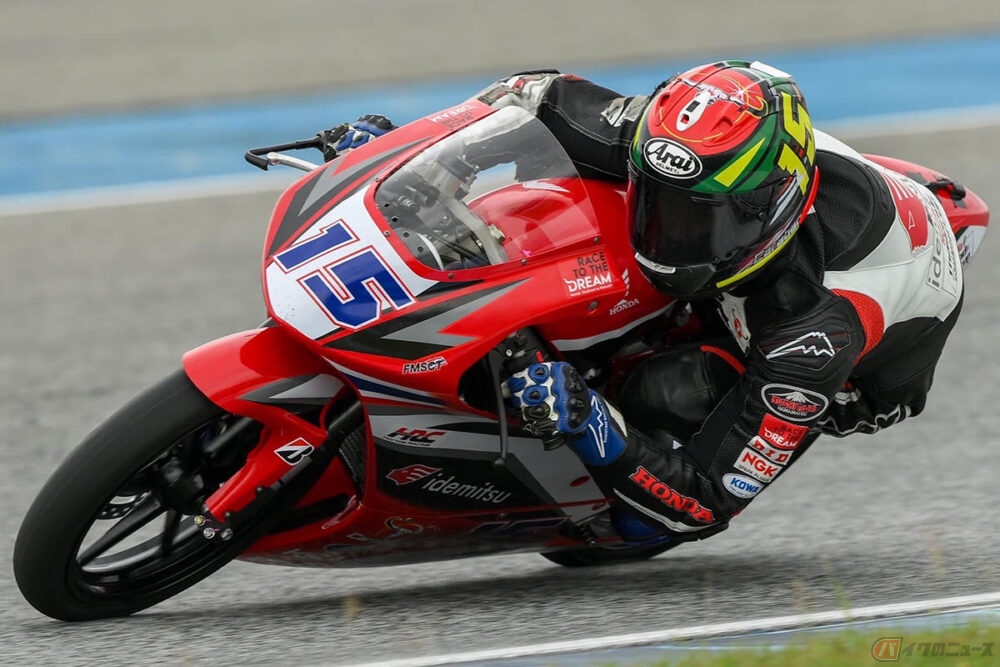14歳の日本人ライダー中川豪優選手 「HONDA Thailand Talent Cup2022