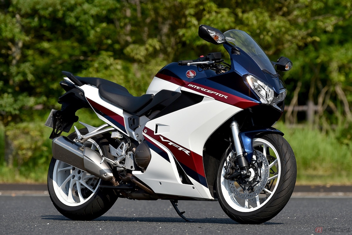 V型四気筒エンジンを搭載したホンダの「VFR800F」