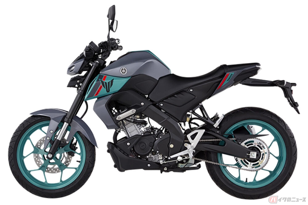 ヤマハ「MT-15」最新モデル 次世代MTシリーズを象徴するグレー×シアン ヤマハ「MT-15」最新モデル 次世代MTシリーズを象徴するグレー×シアン