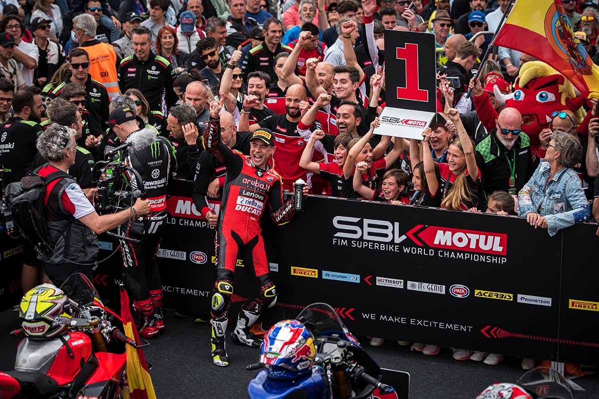 アルバロ・バウティスタ選手（Aruba.it Racing – Ducati）
