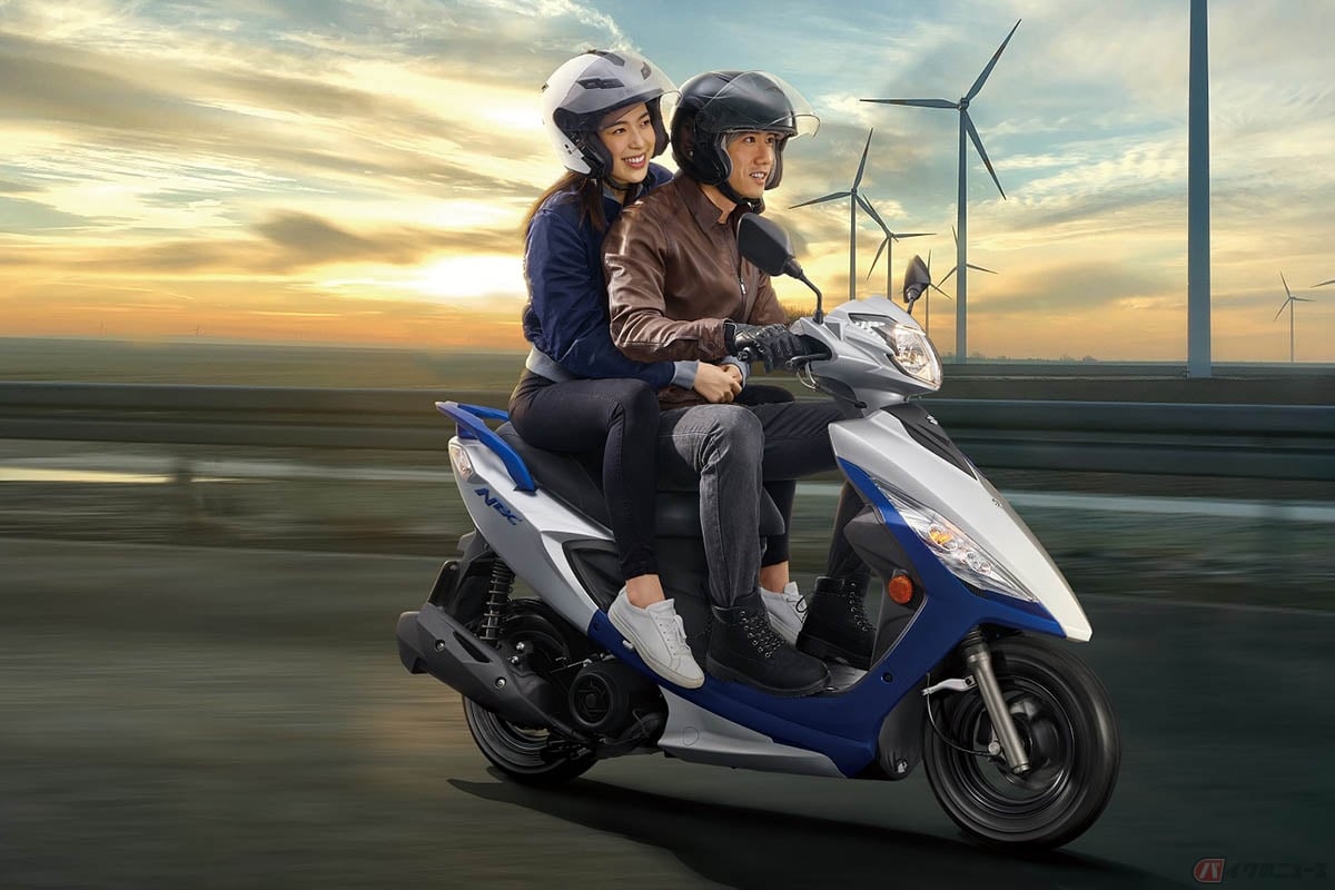 スズキが台湾市場に導入した原付二種スクーター「NEX GSR125」最新モデル