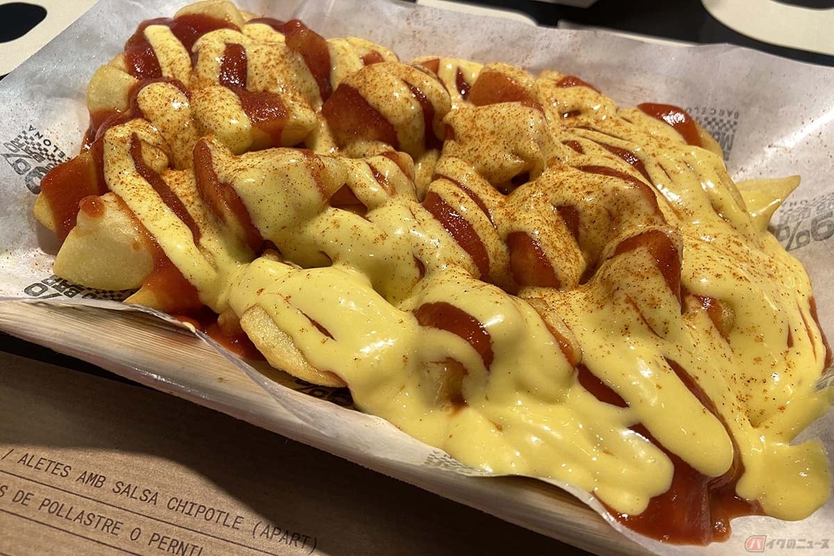 岸田彩美さんが訪れた99%Moto Barで頼んだパタタス・ブラバス