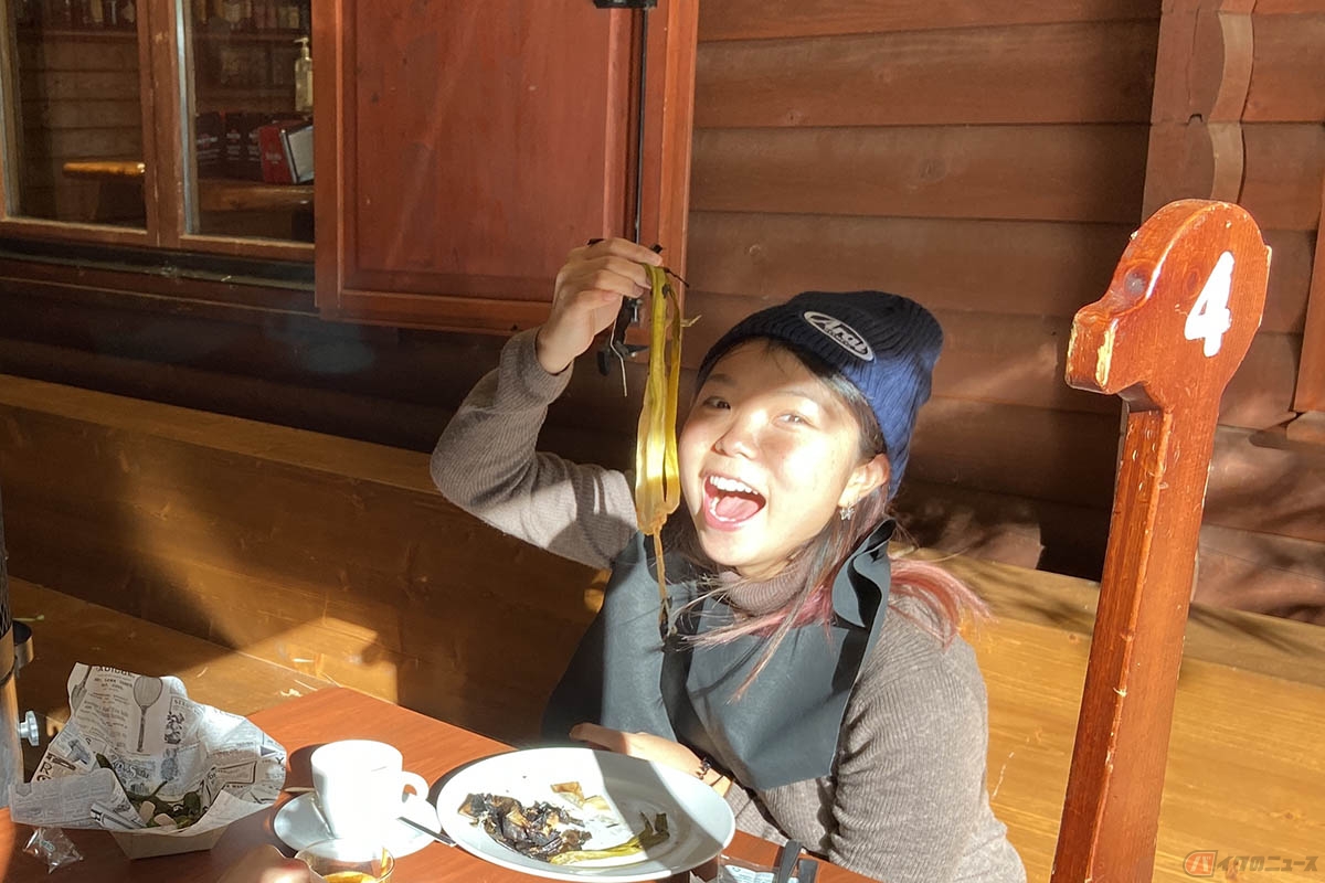 岸田彩美さんが訪れたLa Cantera　Biker Barで頼んだネギ料理「カルソッツ」