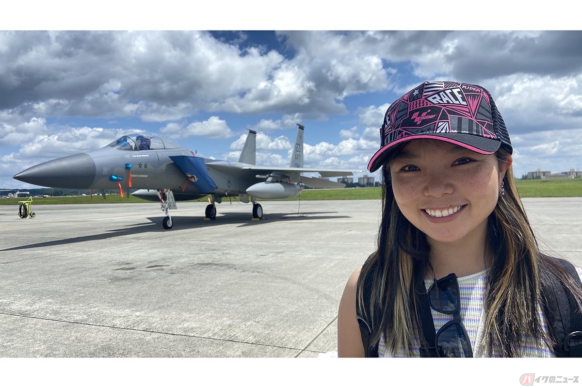岸田彩美さんと「F15C」