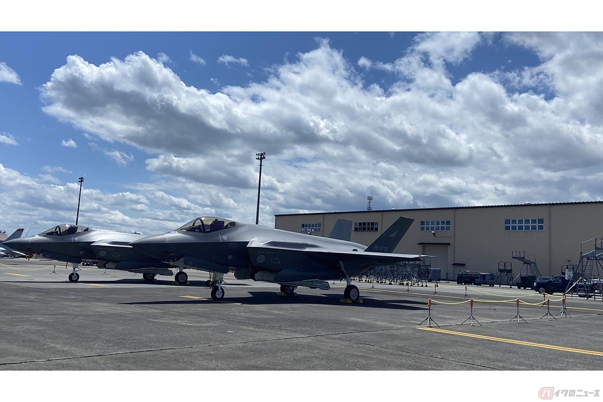 「横田基地友好祭」で展示された「F35」