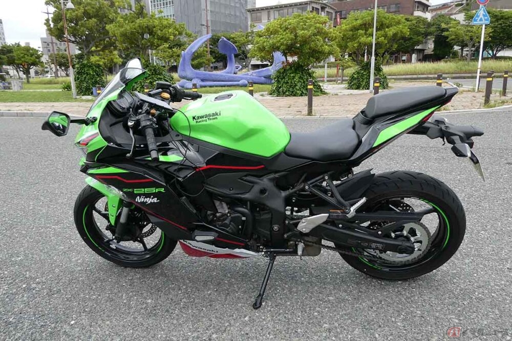アクスルシャフトを交換すると何が変わる？ カワサキ「Ninja ZX-25R