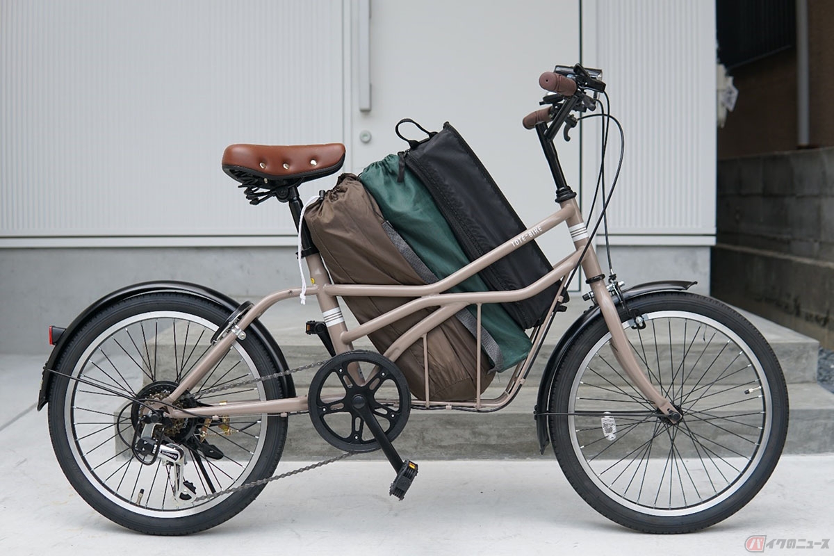 カゴ無しで荷物を運べるDAIWA CYCLE「TOTE-BIKE(トートバイク)」