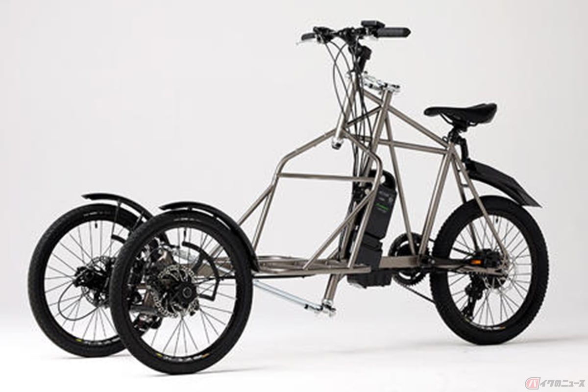 カワサキ「noslisu(ノスリス)電動アシスト自転車カーゴ仕様」