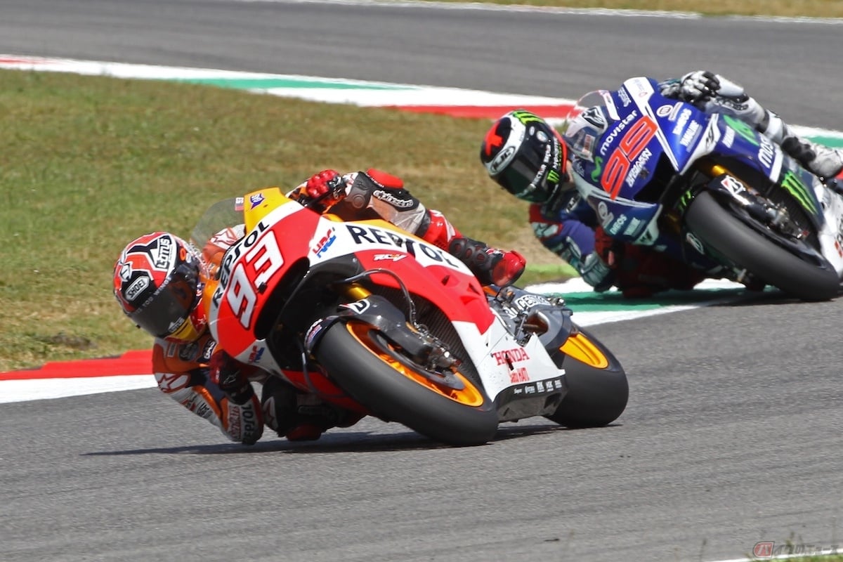 2014年MotoGPにRC213Vで参戦するマルク・マルケス選手