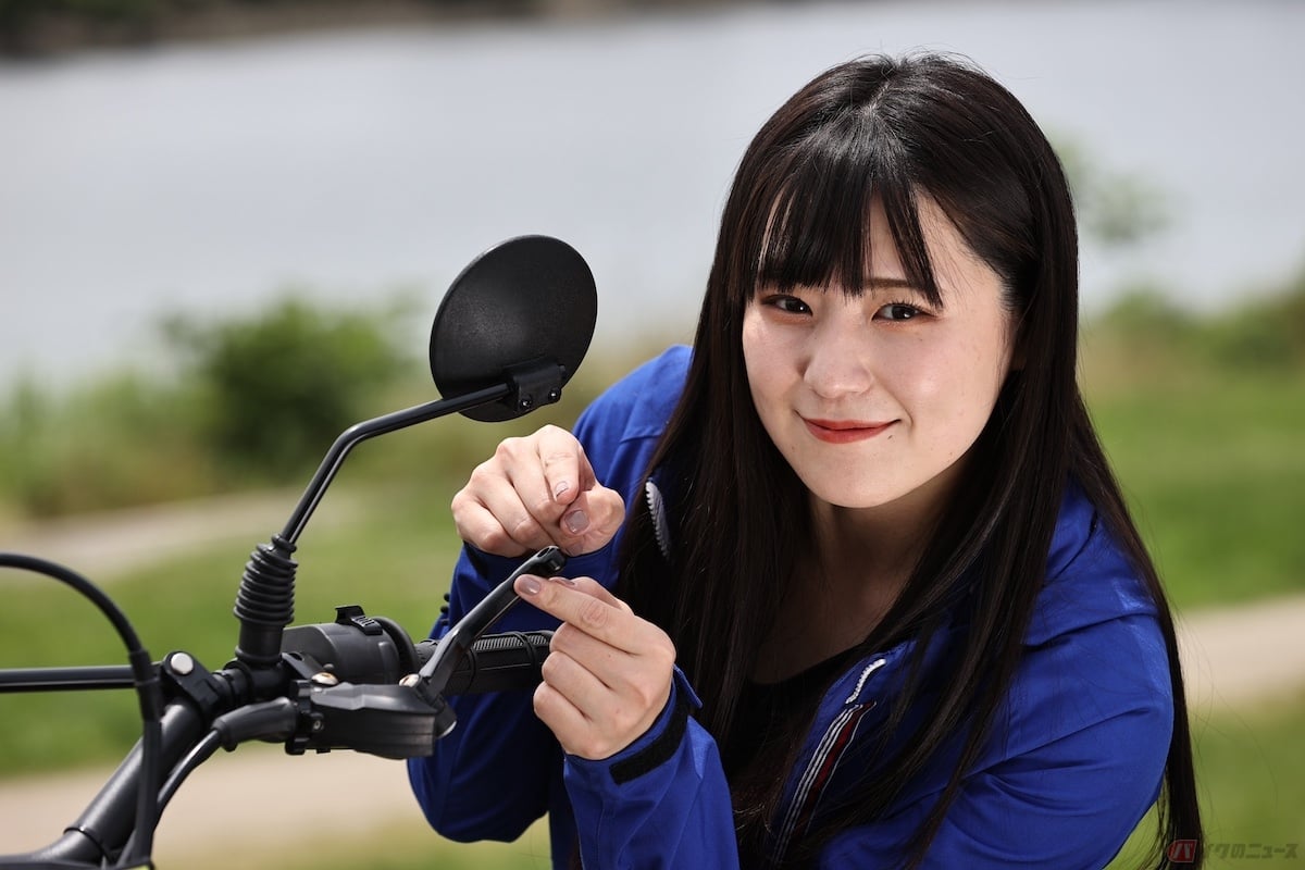 PT125には折りたたみ式のレバーが採用されています