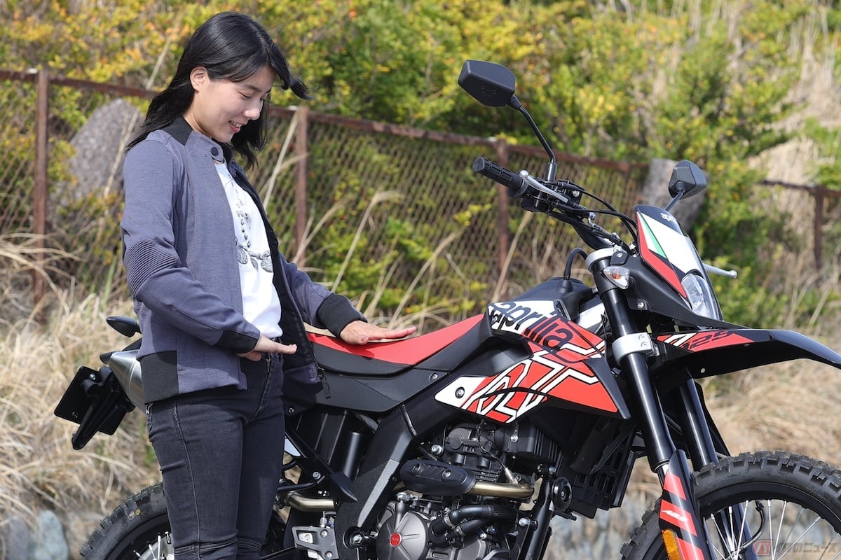 RX125のシート高は走行に対する不安が過ぎります