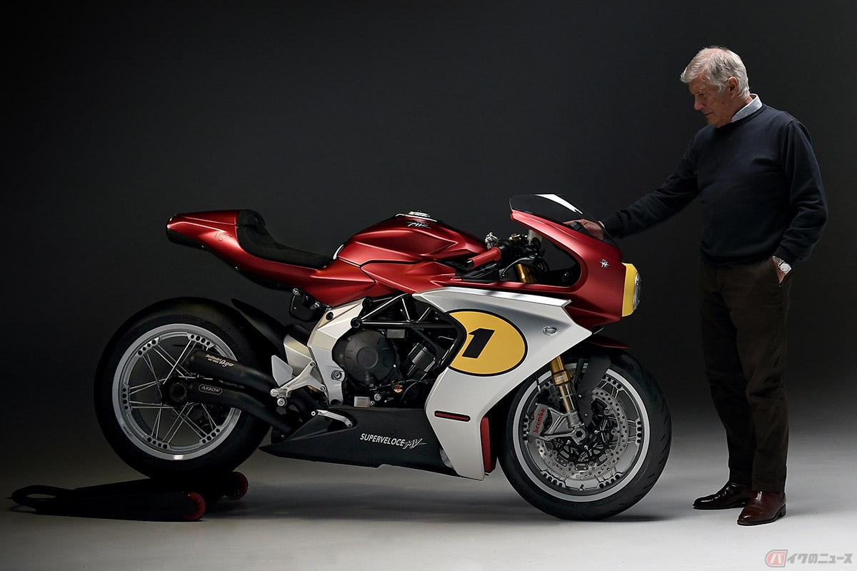 MVアグスタの限定車「SUPERVELOCE Ago(スーパーヴェローチェ・アゴ)」とGiacomo Agostini(ジャコモ・アゴスティーニ/愛称:Ago)氏