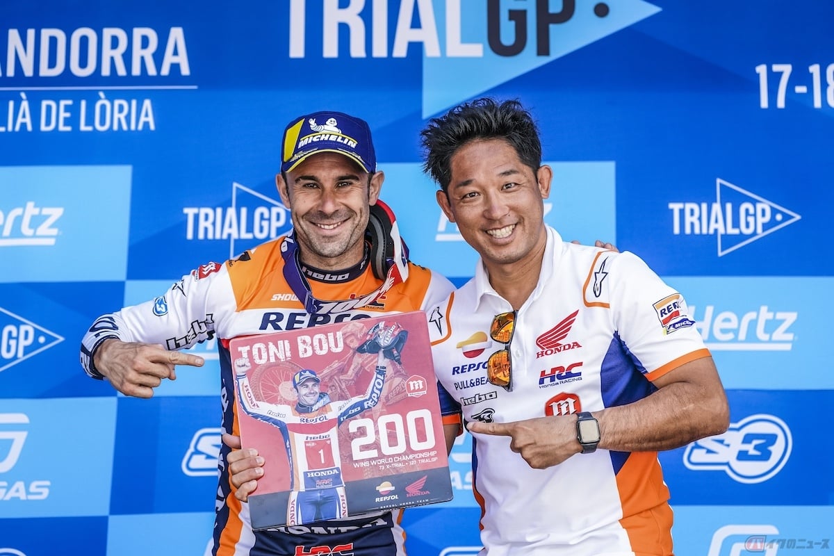 トニー・ボウ選手と藤波貴久監督