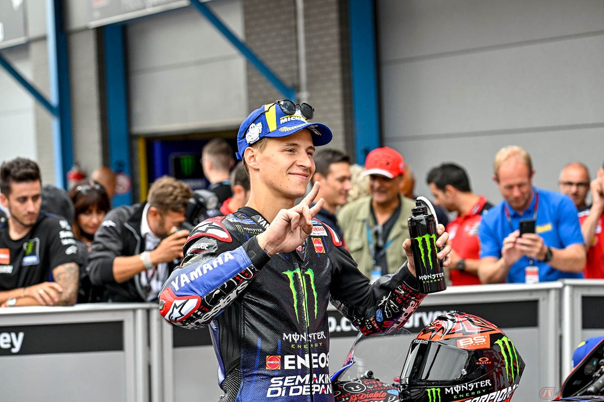 ファビオ・クアルタラロ選手(モンスターエナジー・ヤマハMotoGP)