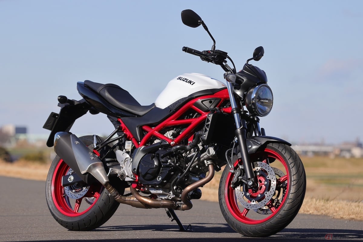 トラスフレームを採用しているスズキ「SV650」