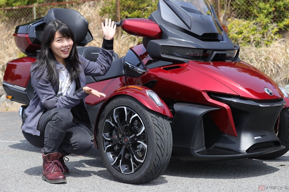 大迫力の3輪モデルCan-Am『SPYDER RT LIMITED』に試乗します