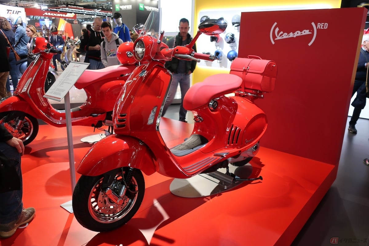 ベスパとREDの提携で生まれた「VESPA946RED」