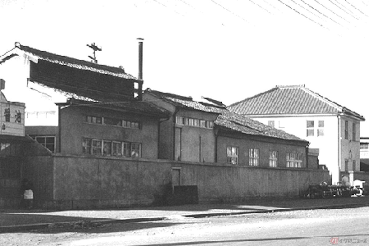 昭和23年頃のホンダ山下工場