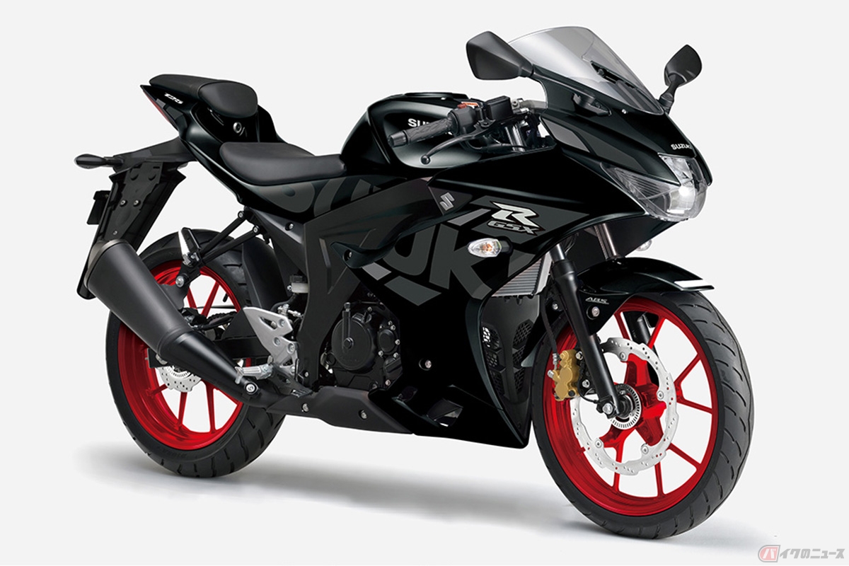 スズキ「GSX-R125」最新モデル(タイタンブラック)