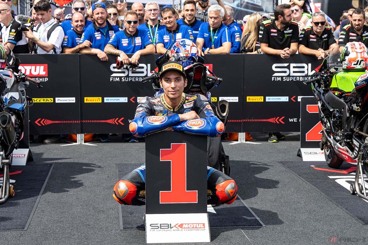 トプラク・ラズガトリオグル選手（Pata Yamaha with Brixx WorldSBK）