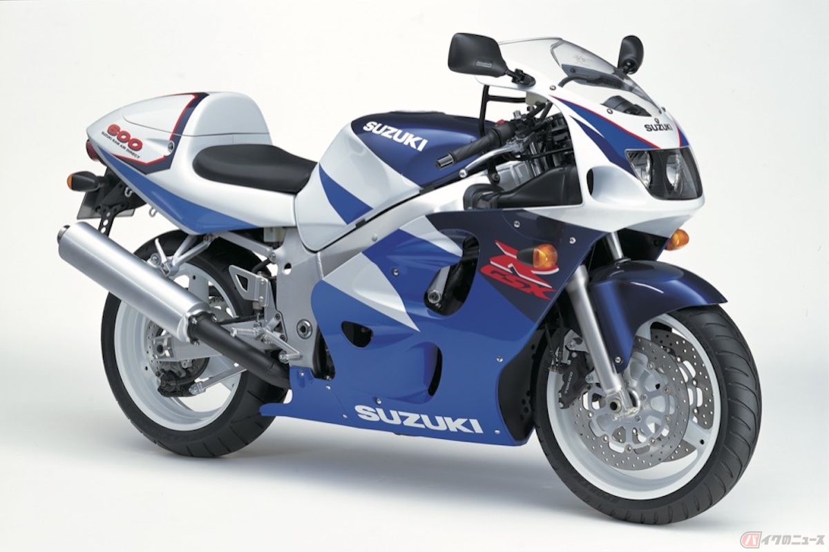 1997年に再び北米から欧州で販売が開始された「GSX-R600」
