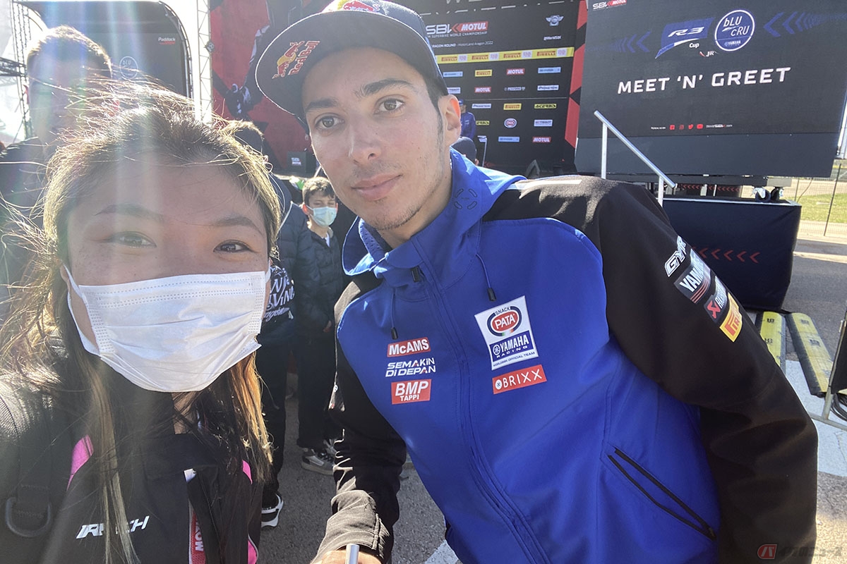 昨年チャンピオンのトプラク・ラズガットリオグル選手（Pata Yamaha with Brixx WorldSBK）