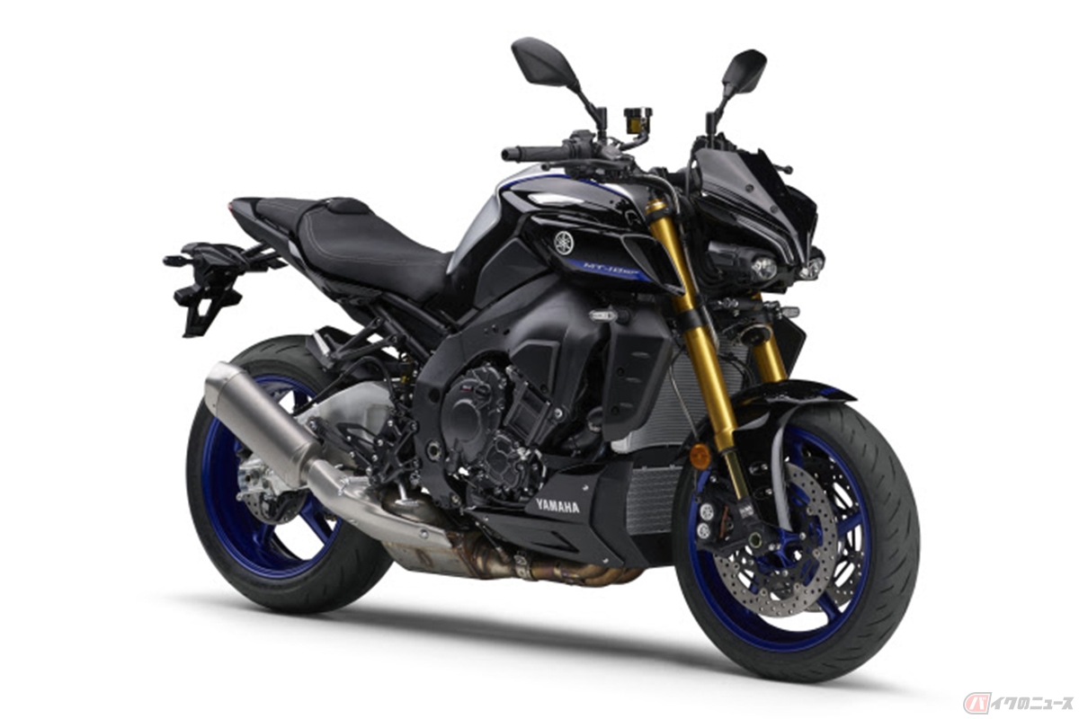 ヤマハ「MT-10」最新モデル発売 出力向上・スタイリング刷新とともに 