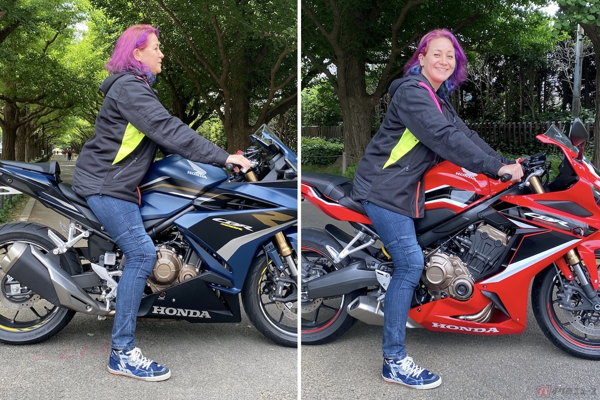 左:CBR400R 右:CBR650R