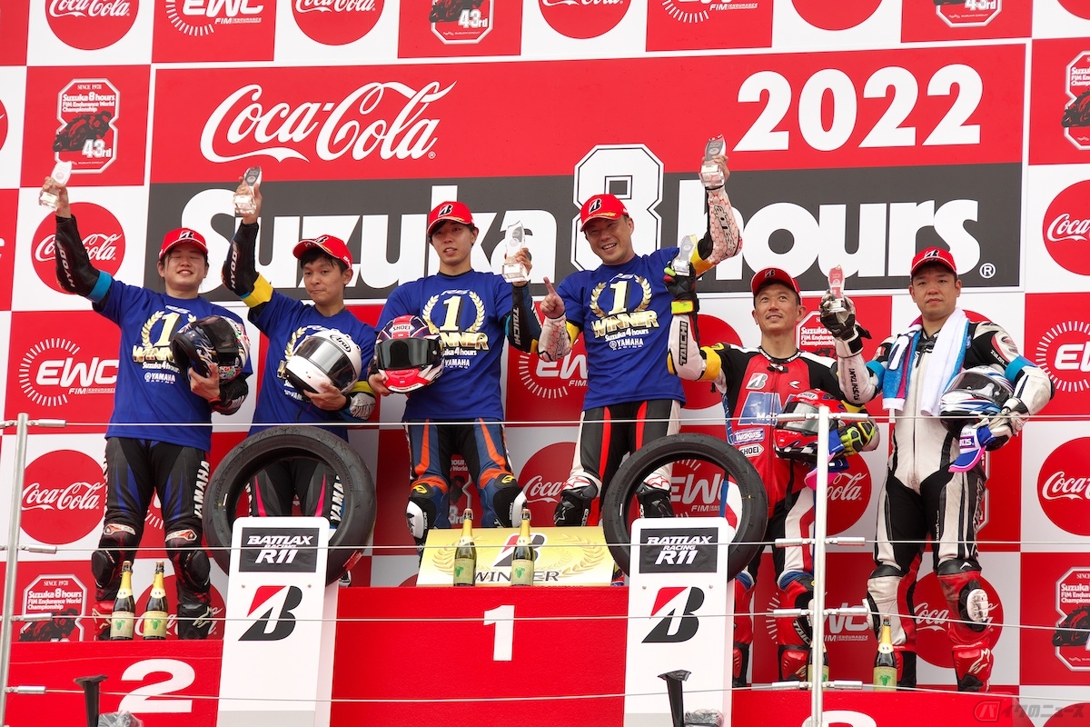 ヤマハ勢の1−2でレースは終了した