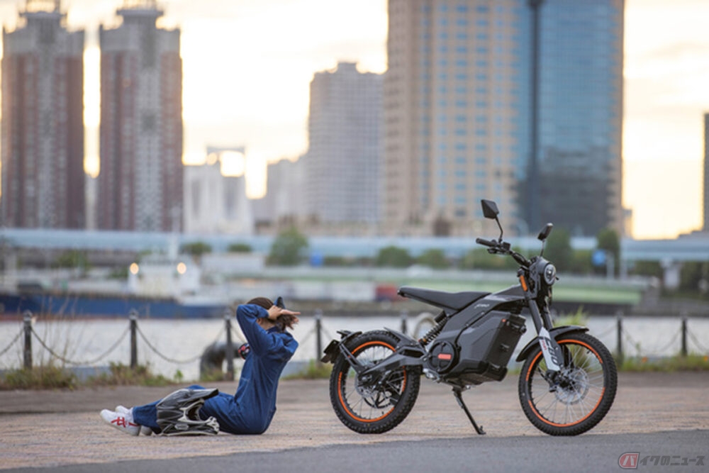 原付二種電動オフロードバイクCAOFEN「F80 STREET」 競技専用モデル