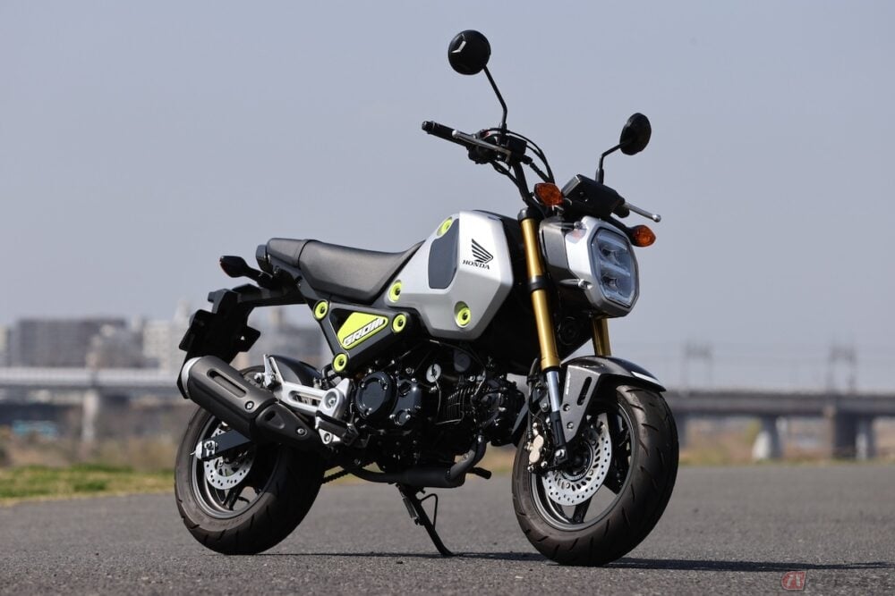 2021年のモデルチェンジでトランスミッションを4速から5速化に変更されたホンダ「GROM( グロム)」