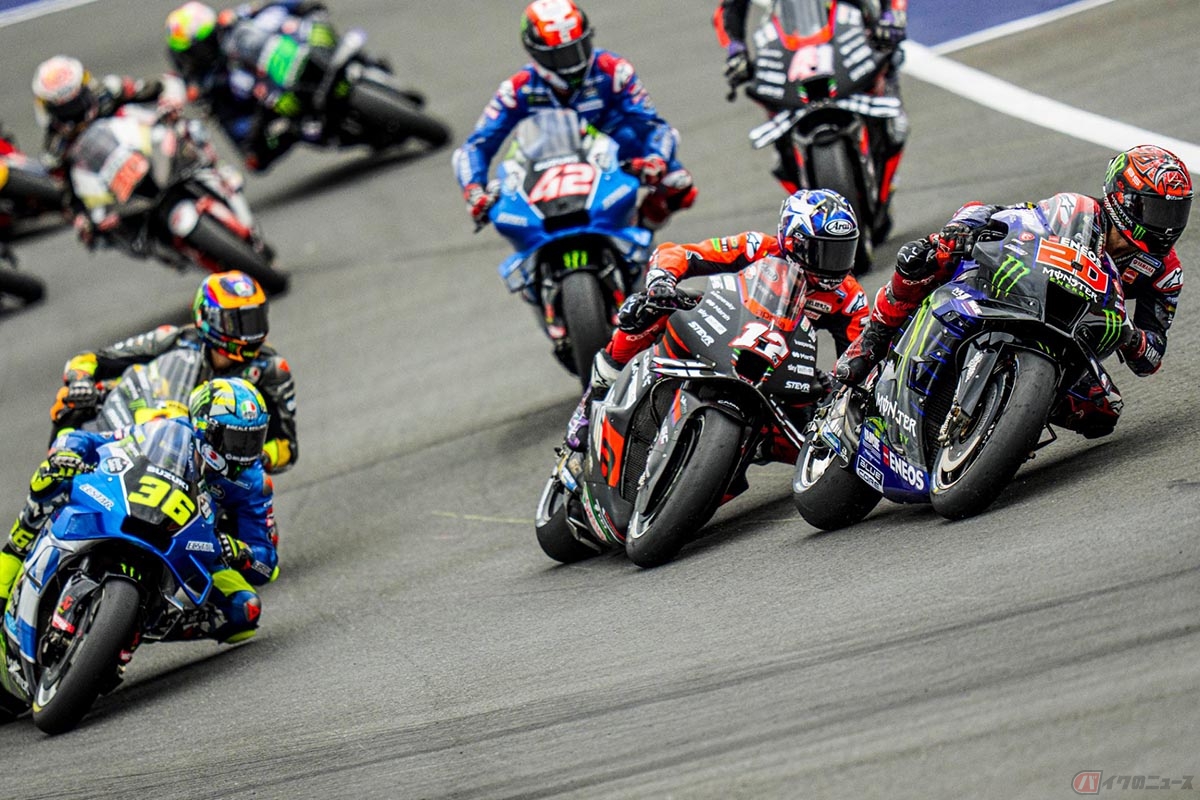 2022MotoGP第13戦オーストリア MotoGPクラス決勝レースの様子