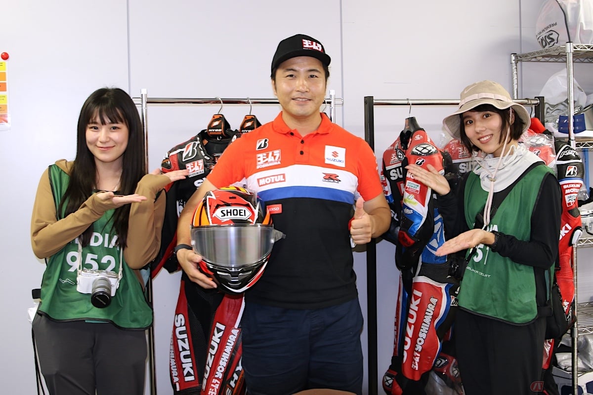 トップライダー渡辺一樹選手に、私と高梨はづきちゃんでお話を聞きました